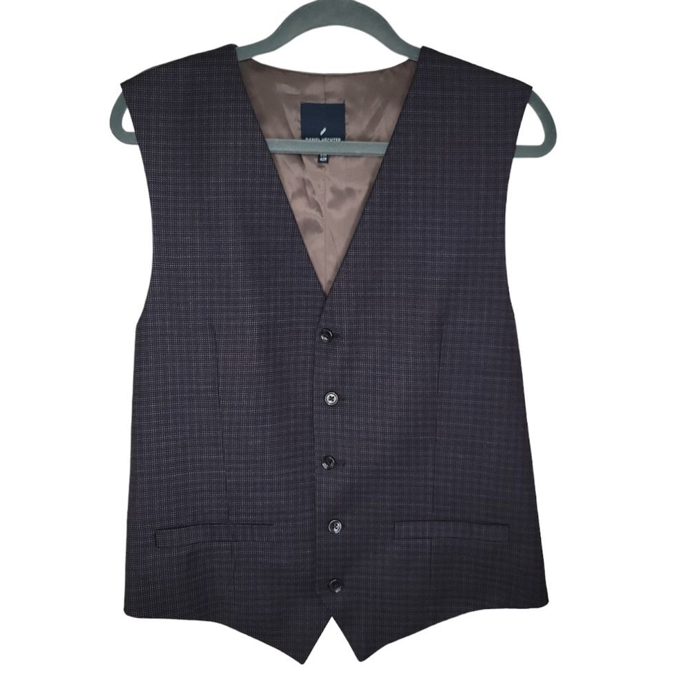 Daniel Hechter Paris Wool Suit Vest Size 40R